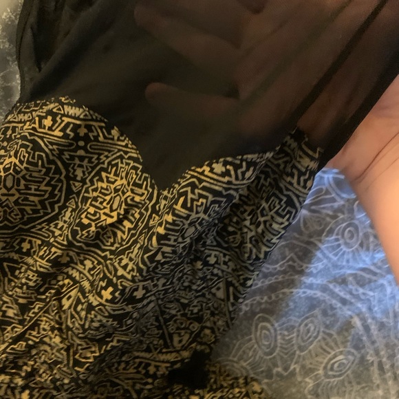 Golden Aztec Pattern Dress - Picture 3 of 3